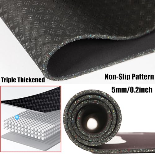 Baseball Batting Mat with Footprint, Non-Slip Batting Stance Alignment Training Mats for Swing Pitching Softball & Baseball Hitting Mat