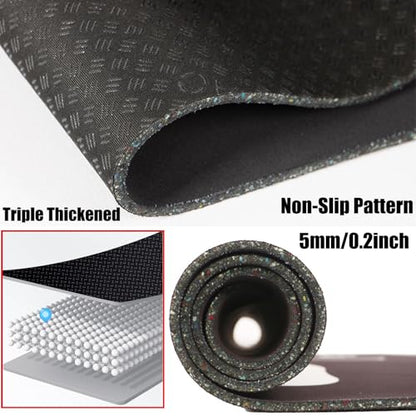 Baseball Batting Mat with Footprint, Non-Slip Batting Stance Alignment Training Mats for Swing Pitching Softball & Baseball Hitting Mat