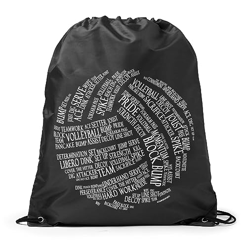ChalkTalkSPORTS Volleyball Sport Pack Cinch Sack | Volleyball Words