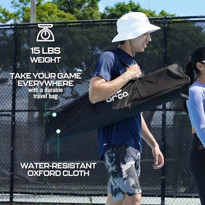 Orca Pickleball Nets Multiple Styles, Full Court and Half Court Sets, Perfect for Indoor and Outdoor Pickleball Games - style: 22 Ft. Pickleball Net