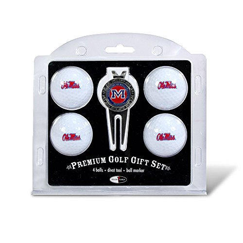 Team Golf NCAA Regulation Size Golf Balls (4 Count) & Divot Tool with Removable Double-Sided Magnetic Marker - size: One Size