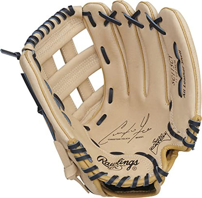 Rawlings | Sure Catch Baseball & Softball Glove | T-Ball, Youth & Adult Rec Models | Multiple Sizes & Styles