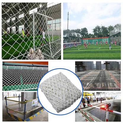 Basketball Return Net, Basketball Rebounder Net Yard Guard for Shooting Practice Hoop, Outdoor Nylon Protective Construction Safety Net, 3cm Mesh Spacing