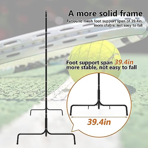 Tennis Rebounder Net 9.5 x 7Ft for Backyard Training | Tennis/Sports Ball/Pickleball Practice Wall | Outdoor Tennis Backboard Net for Court
