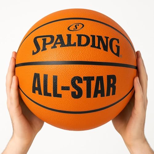 Outdoor Basketball, All-star Official Size Basketball Ball – Indoor Outdoor Basketball with Deep Grip Channels – Durable Basketball for Training, Practice, Adults & Teens