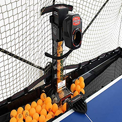 KRASS Intelligent Ping Pong Robot Ball Machine,Table Tennis Robot, Wire Remote Control Table Tennis Robot, Training Machine Automatic Tennis-Ball-Machine For 200+ Balls,Collector88