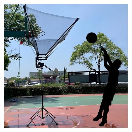 Basketball Hoop Returner Shot Return Apparatus Rebounder Retractable Large Attachment for Adults Training Shooting M