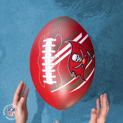 BigMouth 18” Inflatable Pool Football Officially Licensed NFL Fan Gear Merchandise Beach Ball Games for Adults and Teens - style: Tampa Bay Buccaneers