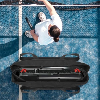 Pickleball Net Set Carry Bag Portable Pickle Ball Equipment Storage Bag Foldable Badminton Net System Replacement Bag Heavy Duty Zipper Duffle Bag for Indoor Outdoor Driveway Backyard, NO Net