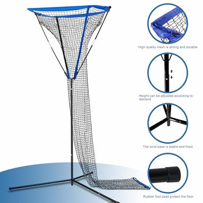 Volleyball Setter Trainer Net,Volleyball Training Equipment Adjustable Angle, Ideal for Serving, Spiking, Setting, Suitable for Both Indoor and Outdoor Training Sessions
