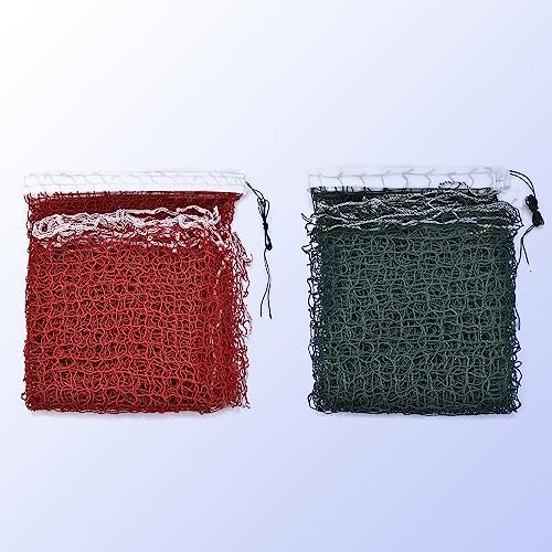 Leadigol Braided Badminton Net, Outdoor Tennis Net Mesh, Foldable Training Badminton Net, Sport Training Standard Badminton Net, for Backyard Outdoor Sport Playing Tennis