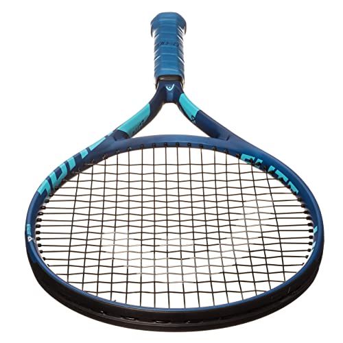 Head Metallix Attitude Elite Blue Tennis Racket - Pre-Strung Adult Tennis Racquet Lightweight - Midplus Headsize for Blend of Power and Control - size: 4-3/8