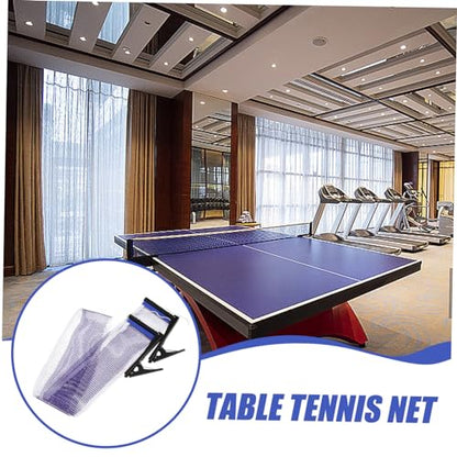 Portable Table Tennis Net Set with Rack Easy to Install Net for Indoor and Outdoor Sports Lightweight and Compact for Family Fun Durable Design for Years of Play