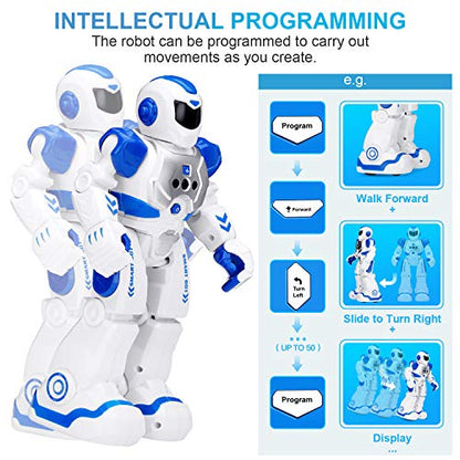 KingsDragon Robots Toy for Kids, RC Gesture Sensing Toy, Interactive Walking Singing Dancing Robot Birthday Presents for Boys Girls Age 6 7 8 9 Years Old