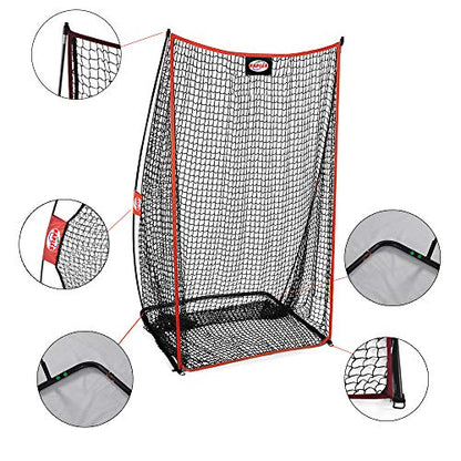Kapler Football Kicking Net - 7x4ft Durable Steel Frame for Field Goal & Precision Kicks - Sideline Practice for Backyard Skill Improvement for Youth and Adults