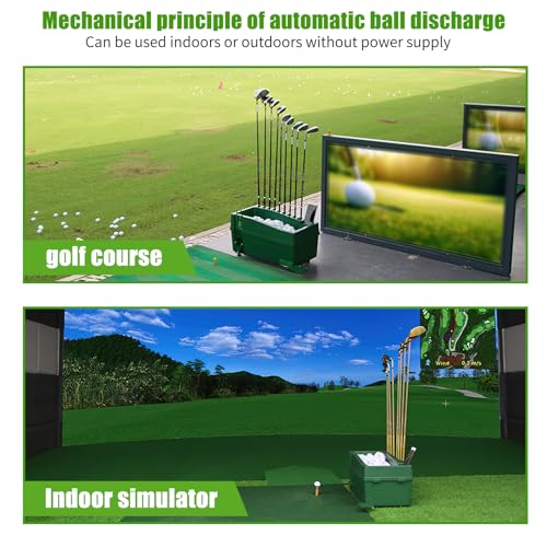 WBM Automatic Golf Tee Machine, Golf Ball Dispenser Tee, Golf Swing Trainer