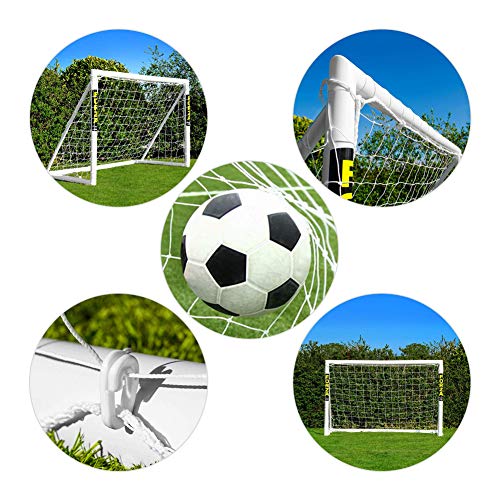 Tbest Multi-Size Soccer Net Sports Replacement Football Soccer Goal Post Net - size: 8X6FT