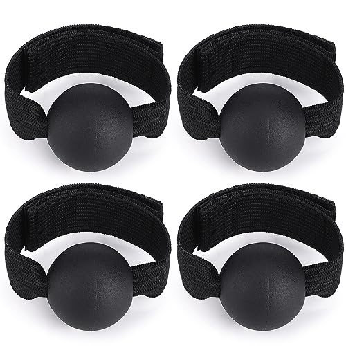TOBWOLF 4PCS American Football Catching Trainer Band, Rugby Football Catching Receiver Trainers, Football Receiving Training, Volleyball Catching Training Hand Strap Beginner Practice Fingertip