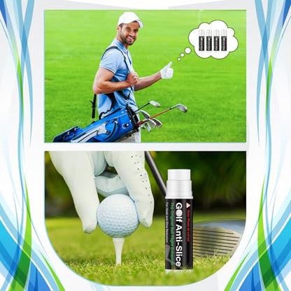 Halloscume 4 Pcs Golf Anti-Slice Anti-Slick Stick Compound for Clubs Boosts Distance and Increases Accuracy Gift for Golfer Supply - style: Classic Style