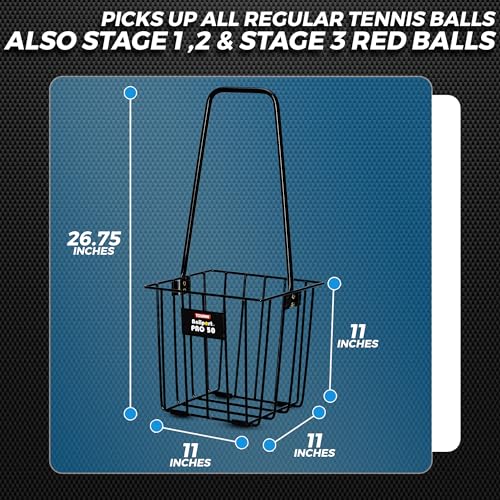 Tourna Ballport Pro Ball Pick up Tennis Hopper - style: 50 Ball