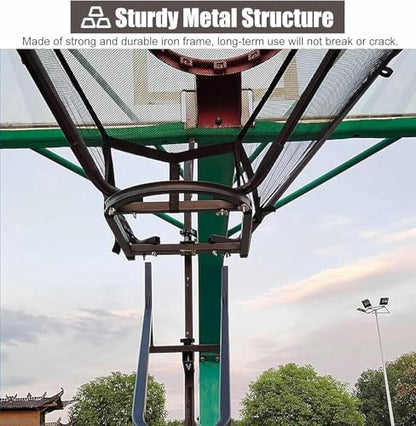 Shot Basketball Returner Portable Trainer Aid Rebounder Return Attachment for Hoop Shooting Training