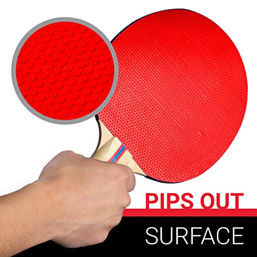 Franklin Sports Ping Pong Paddle Set with Balls - 2 Player & 4 Player Table Tennis Paddle Kit - Full Ping Pong Starter Kit - style: 2 Player Set