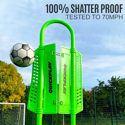 QUICKPLAY Adjustable Height Replay Defender Portable Modular Soccer Rebounder (Replay Defender)