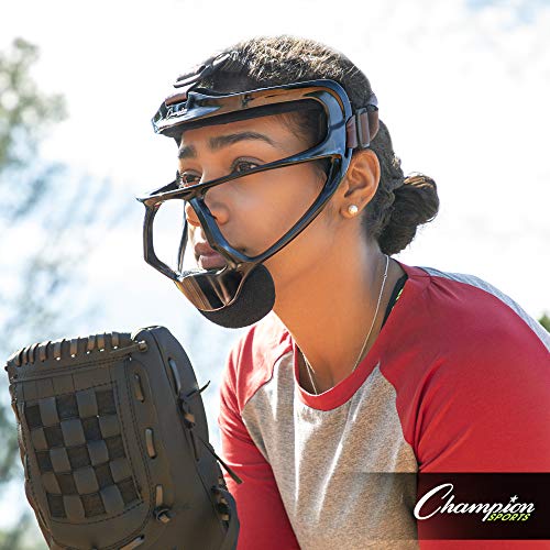Champion Sports Ultralight Magnesium Softball Fielder’s Mask – Youth & Adult Sizes, 8oz Lightweight Protective Face Guard - color: Silver, style: Ultralight Magnesium (Adult Size)