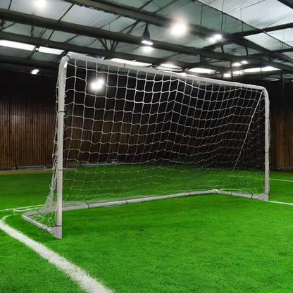 Folding Soccer Goal (12'x6',10'x6',7'x5'), Portable, Light Weight, Steel Frame, Easy to Carry, Perfect for Solo/Team Practice Training, Three Sizes - size: 10' X 6'