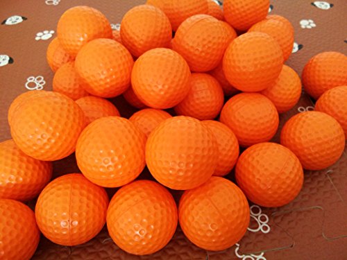 Dsmile 36 Pack Foam Golf Practice Balls Light Soft Elastic Training Multifunction Sport Balls - color: Orange*36