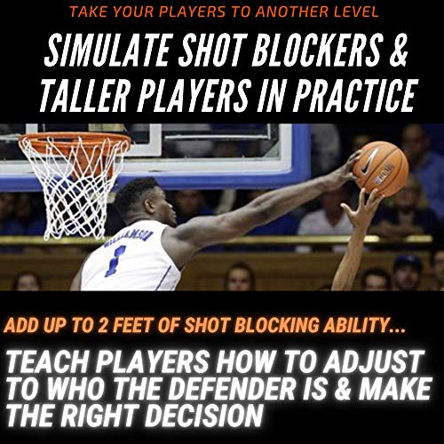 HOOPSKING Defender Extender Basketball Training Pads - Volleyball Blocking Drills - Football Quarterback Pass Rush Distractor - Makes Players Learn to Handle Taller, Faster, & More Athletic Opponents