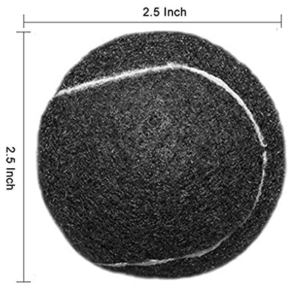 URBEST Advanced Tennis Ball 20 Packs, Training Tennis Balls Practice Balls for Novice Player, Pet Dog Playing Balls with Mesh Carry Bag for Beginner Training Ball - color: Black