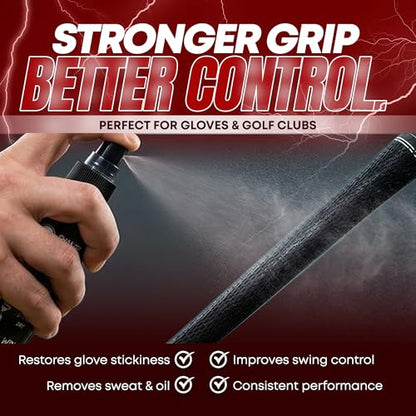 Advanced Grip Spray Elite Sticky Spray for Football Gloves, Basketball Shoes, Golf & Baseball Pro Bat Tack & Stick Grip for Max Traction Long-Lasting Pine Tar Alternative 4 OZ