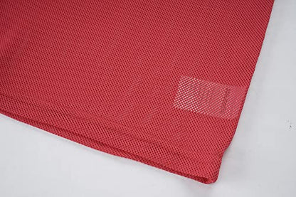 12 Pack（1-12） Numbered Pinnies/Soccer Training Bibs/Basketball Jerseys for Kids,Youth and Adults - color: 1-12 Red, size: Medium