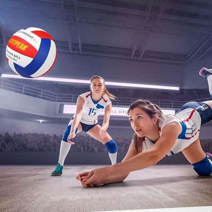 RUN2PEAK Heavy Weight Volleyball Ball Official Size 5 Setter Training Volleyballs PU Practice Volley Balls for Indoor Rebounder Equipment Setters Weighted Volleyball Setting Trainer
