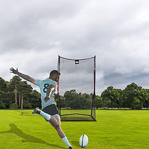 Kapler Football Kicking Net - 7x4ft Durable Steel Frame for Field Goal & Precision Kicks - Sideline Practice for Backyard Skill Improvement for Youth and Adults