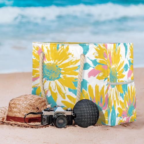 Beach Bag Waterproof Sand-proof Canvas Tote Lightweight Shoulder Bag Suitable for Family outdoor travel - color: D2