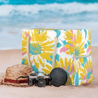 Beach Bag Waterproof Sand-proof Canvas Tote Lightweight Shoulder Bag Suitable for Family outdoor travel - color: D2