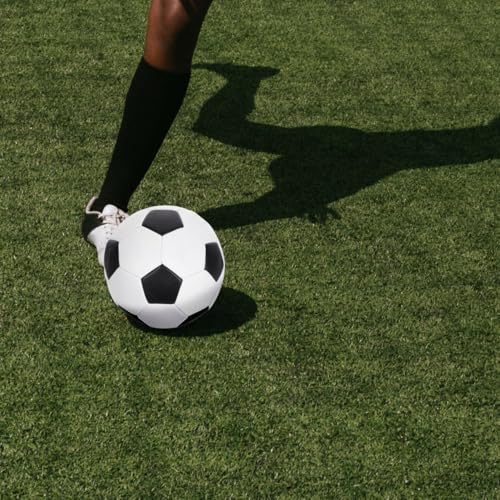 Size 5 Training Soccer Ball, Pu Machine-Stitched Football, Wear-Resistant Outdoor Sports Ball for Youth Practice and Recreational Play