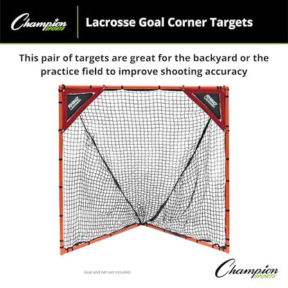 Champion Sports Lacrosse Goal Target - Available in Multiple Designs - style: Corner Goal Targets