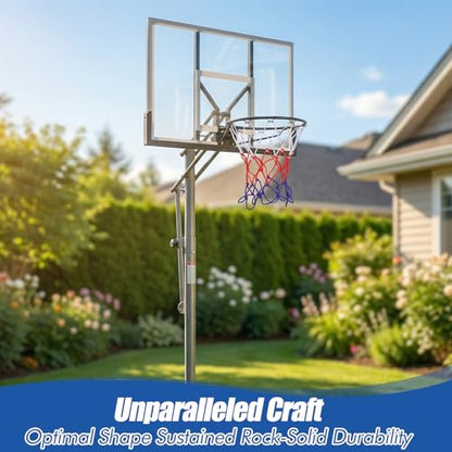 2 Pack Mini Basketball Nets Replacement 8 Loops Basketball Hoop Net for Indoor and Outdoor Small Rim