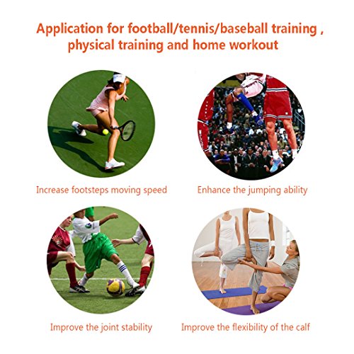 Ankle Resistance Training Speed and Agility Training Tool Ankle Resistance Bands for Football Basketball Taekwondo Yoga Boxing Soccer Kick Boxing Thai Punch Karate Running