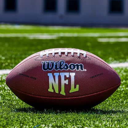 WILSON NFL Recreational Footballs - color: Brown, size: Junior Size, style: Wilson NFL MVP Football