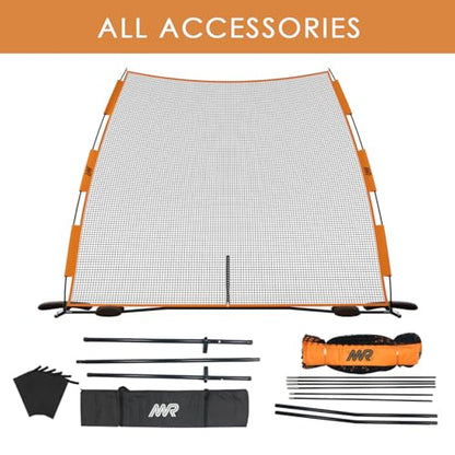 MR Basketball Defense Return Net, Basketball Yard Guard Defensive Net, Sports Defender Net, Adjustable Return Net, Backstop Net Portable Barrier Net, Rebounder Safety Backstop Barricade