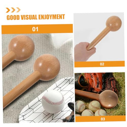 INOOMP 2pcs Baseball Glove Mallet Tools Sliding Mitt Shaping Hammer for Softball Baseball Wooden Construction for Easy Break Pocket Formation