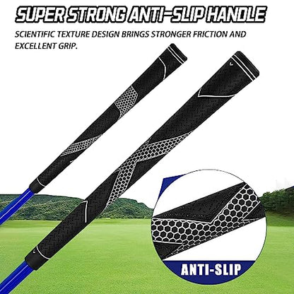 PGM Golf Swing Training Aid for Right-Handed Men and Women - Driver and Iron Weighted Swing Trainer Golf Club Click Stick for Strength Grip Tempo & Flexibility Training