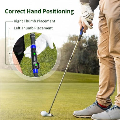 Golf Swing Trainer & Golf Grip Trainer Set, Perfect Training Aid for Improving Swing Technique and Grip Position, Ideal for Beginners and Professionals
