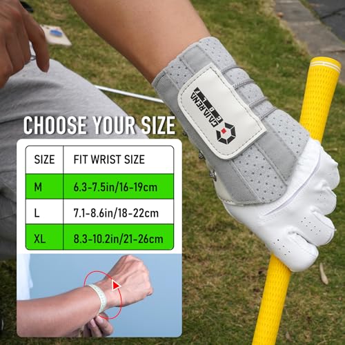 GAIARENA Golf Training Aid Wrist Hinge Trainer Brace, Effective Golf Swing Training Aids, Correct Wrist Angle Swing Posture & Develop Muscle Memory for Beginner【Patent Pending】
