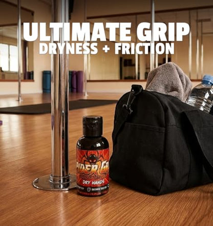 Spider Grip Liquid Sports Grip 2oz for Basketball, Football, Tennis, Baseball, Pickleball and Hockey