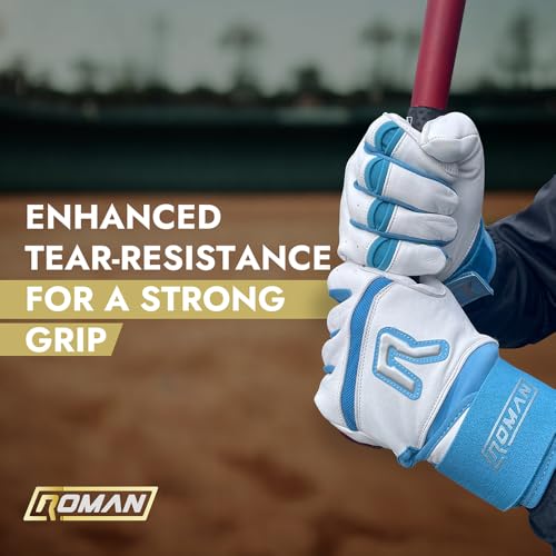 Short Cuff Baseball Gloves - color: Caribbean Blue, size: X-Large